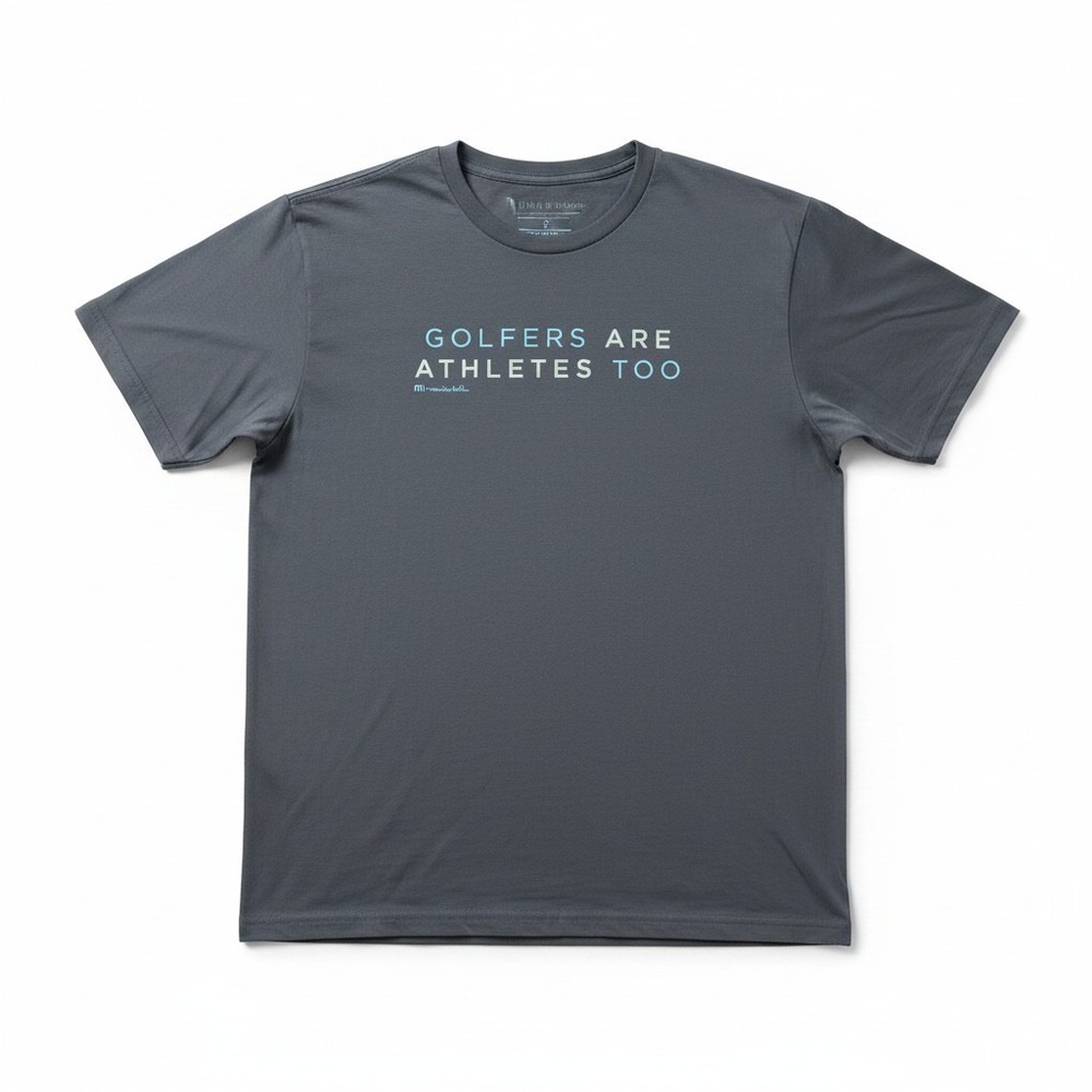 Travis Mathew Golfers Are Athletes Too Graphic T-Shirt Men's XXL 100%Pima Cotton
